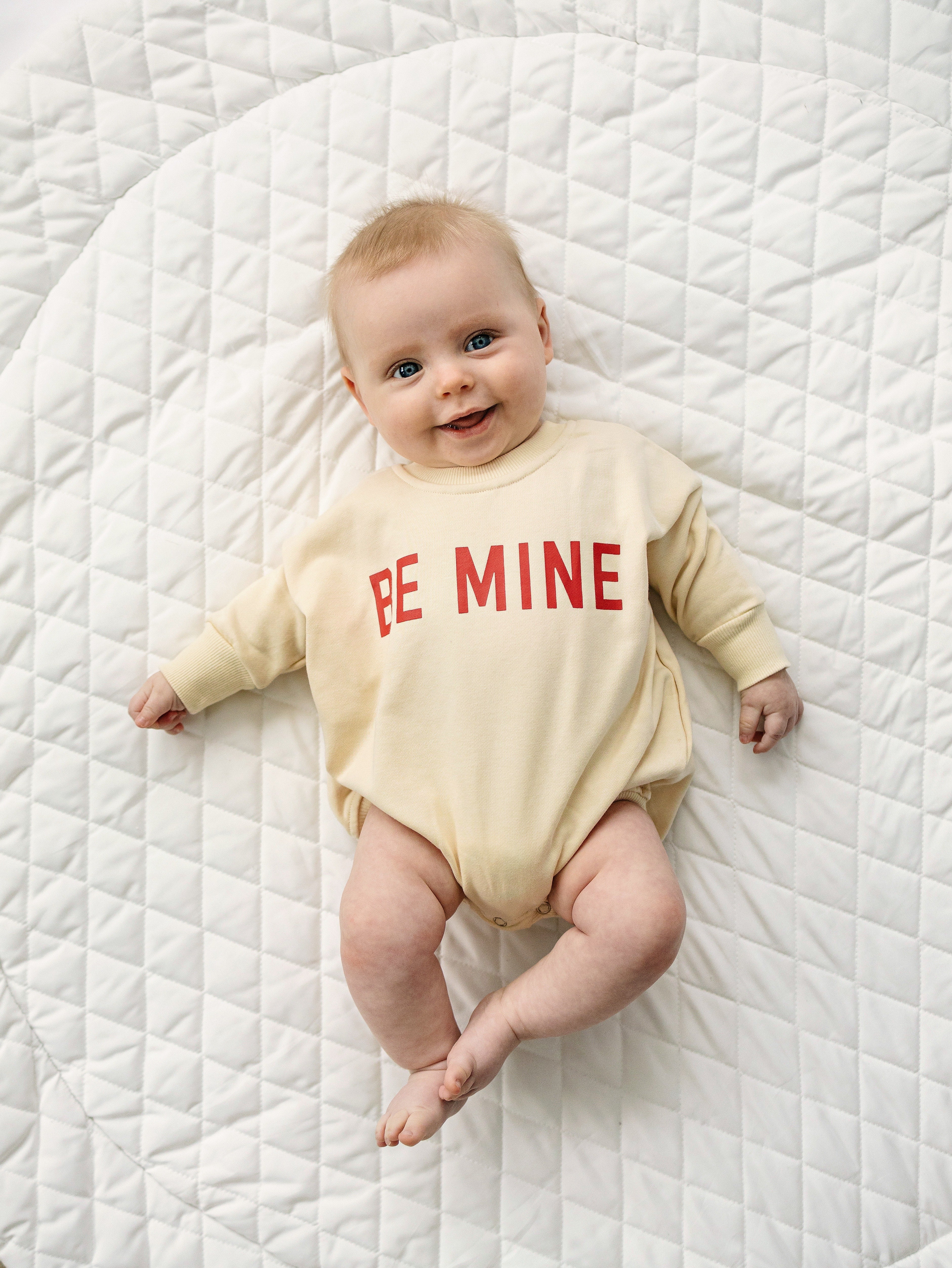 Be Mine Sweatshirt Romper - More Colors