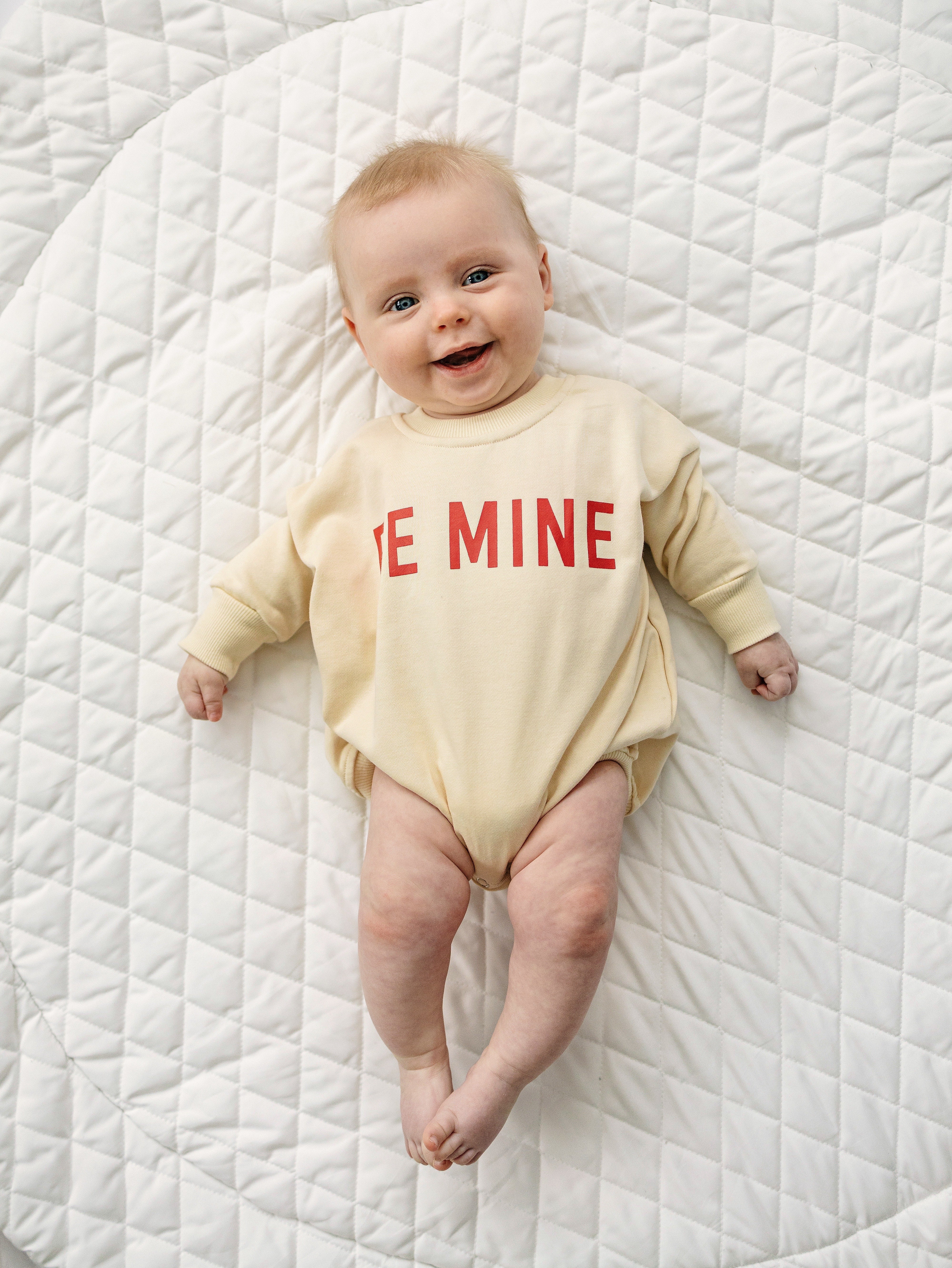 Be Mine Sweatshirt Romper - More Colors