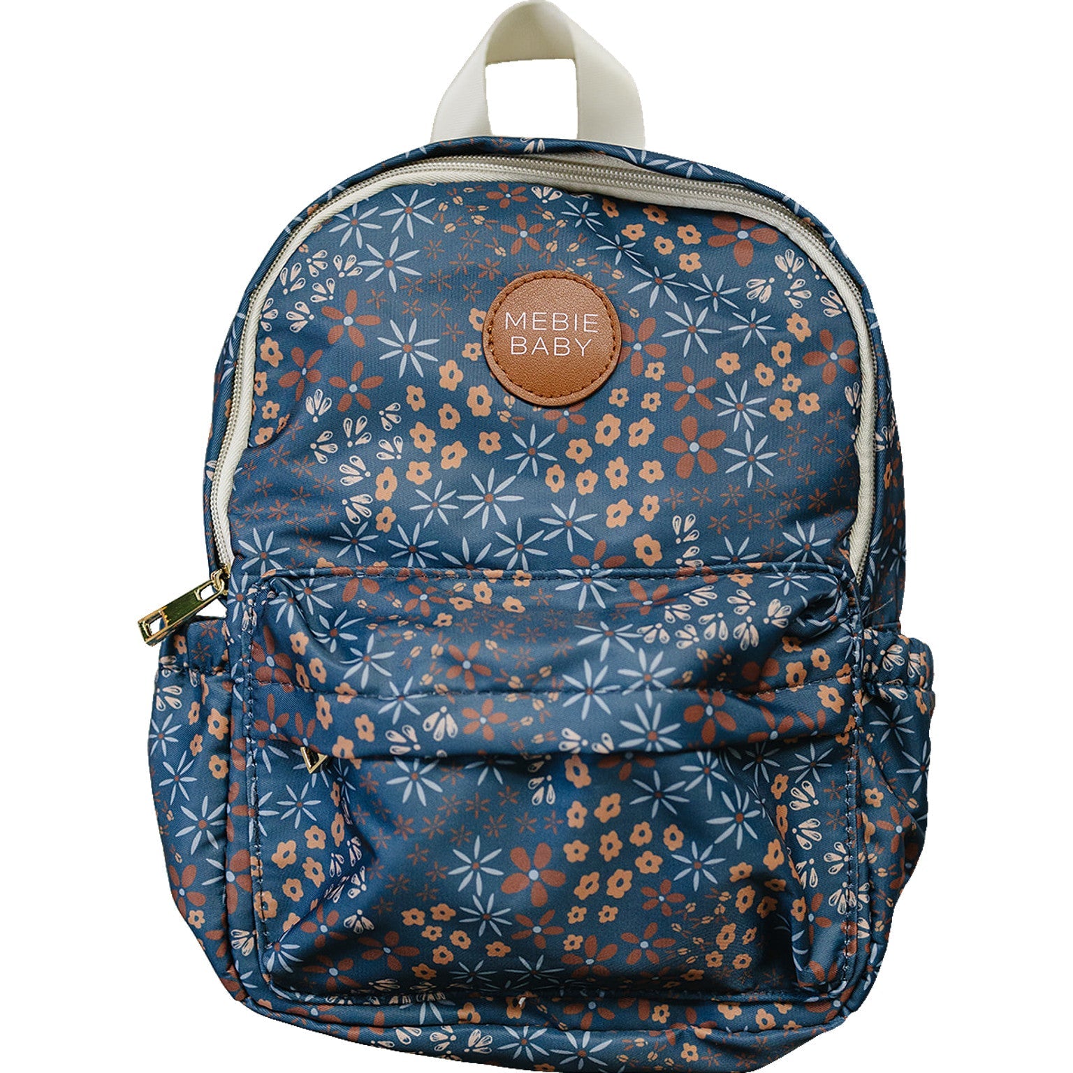 Navy Floral Mini Backpack