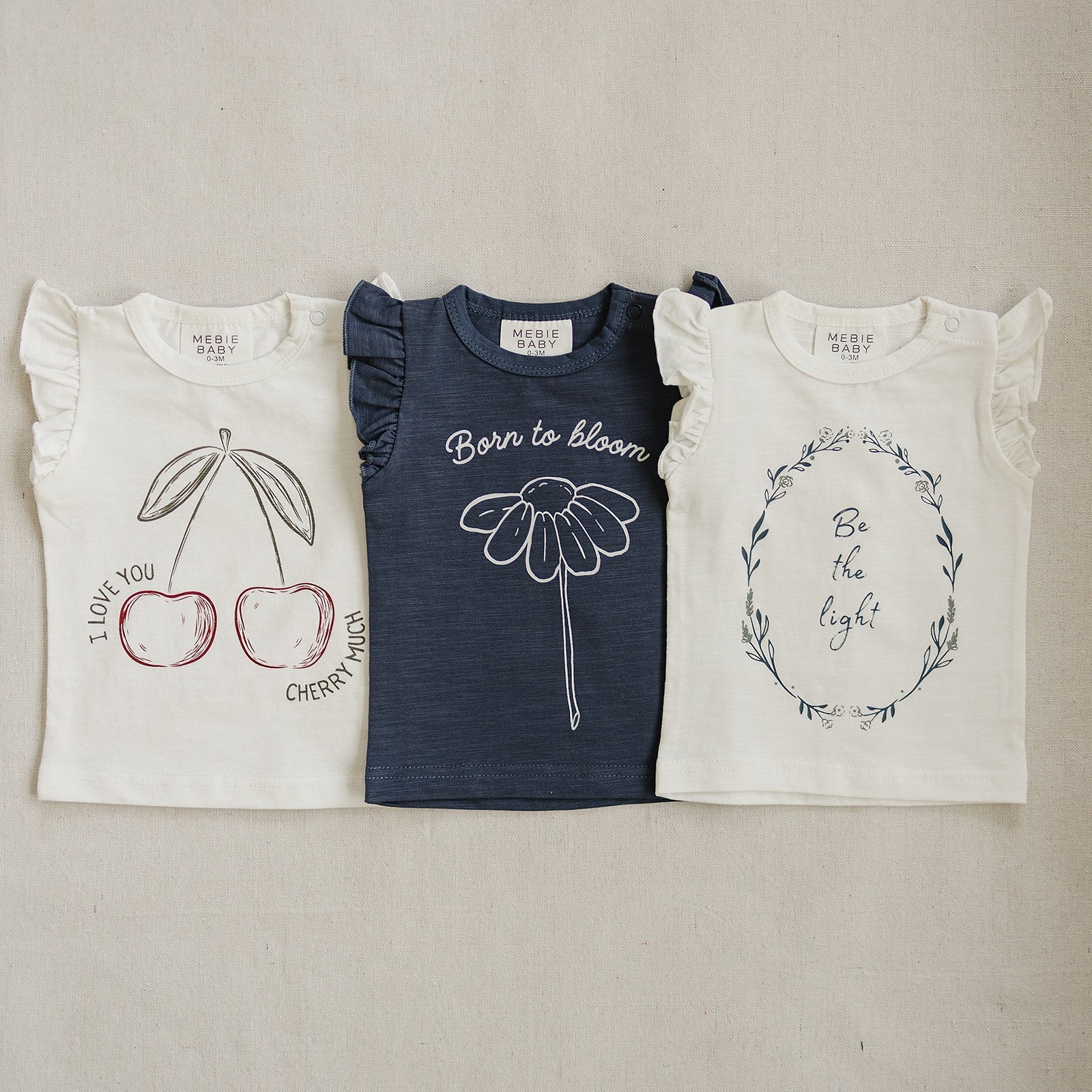 Born To Bloom Ruffle Tee