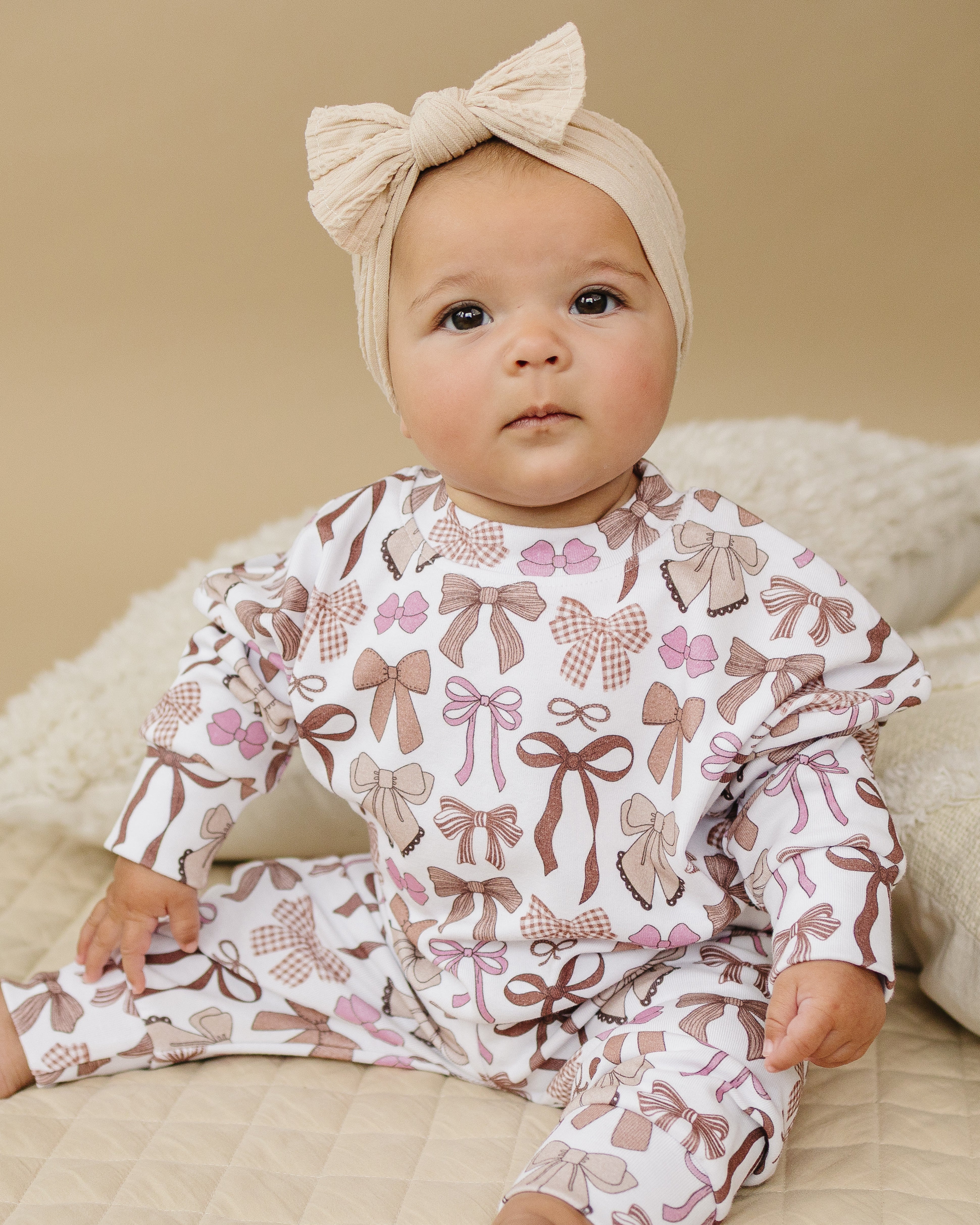 Jogger Set | Mocha Bows