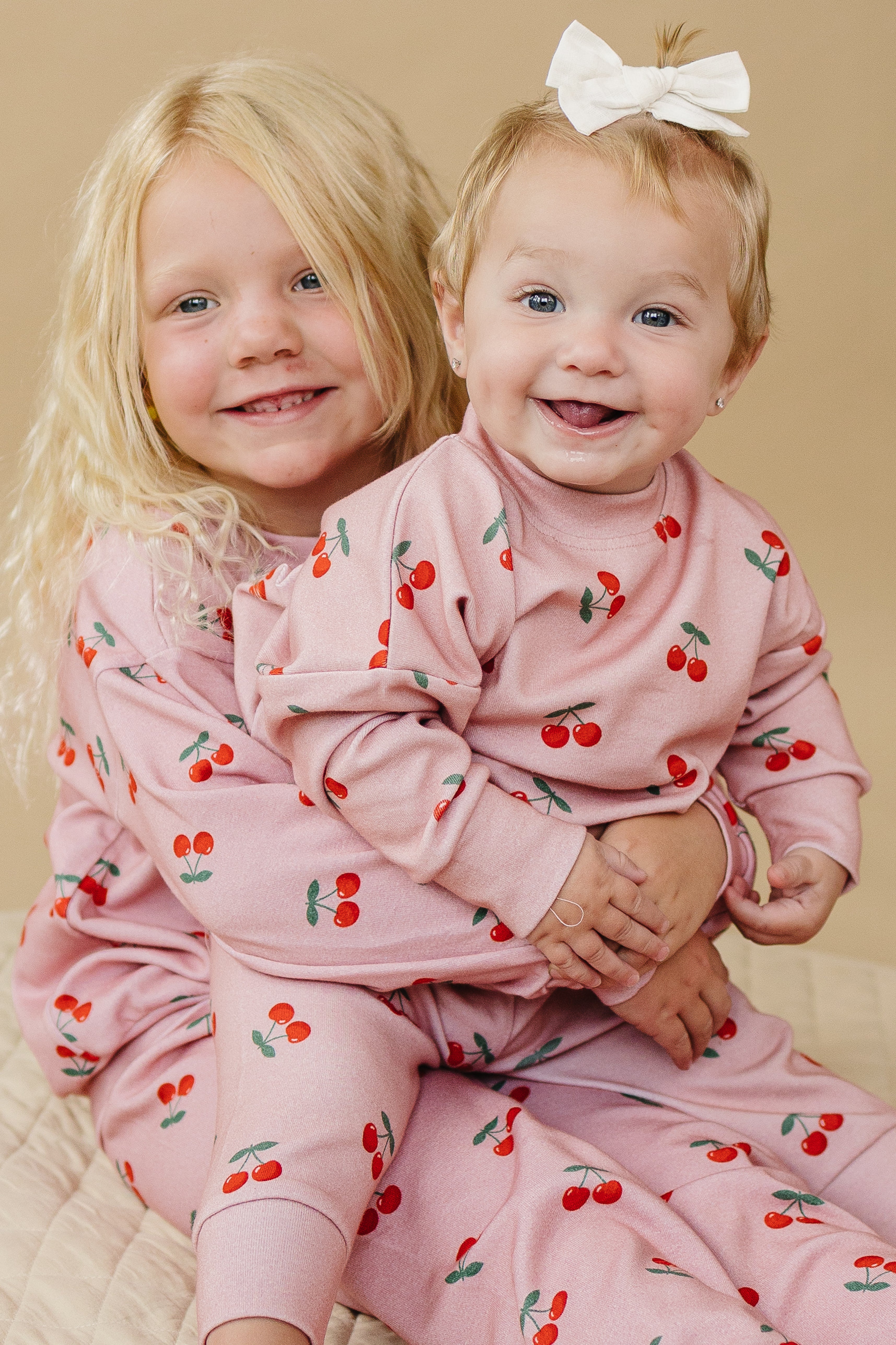 Jogger Set | Blush & Cherry