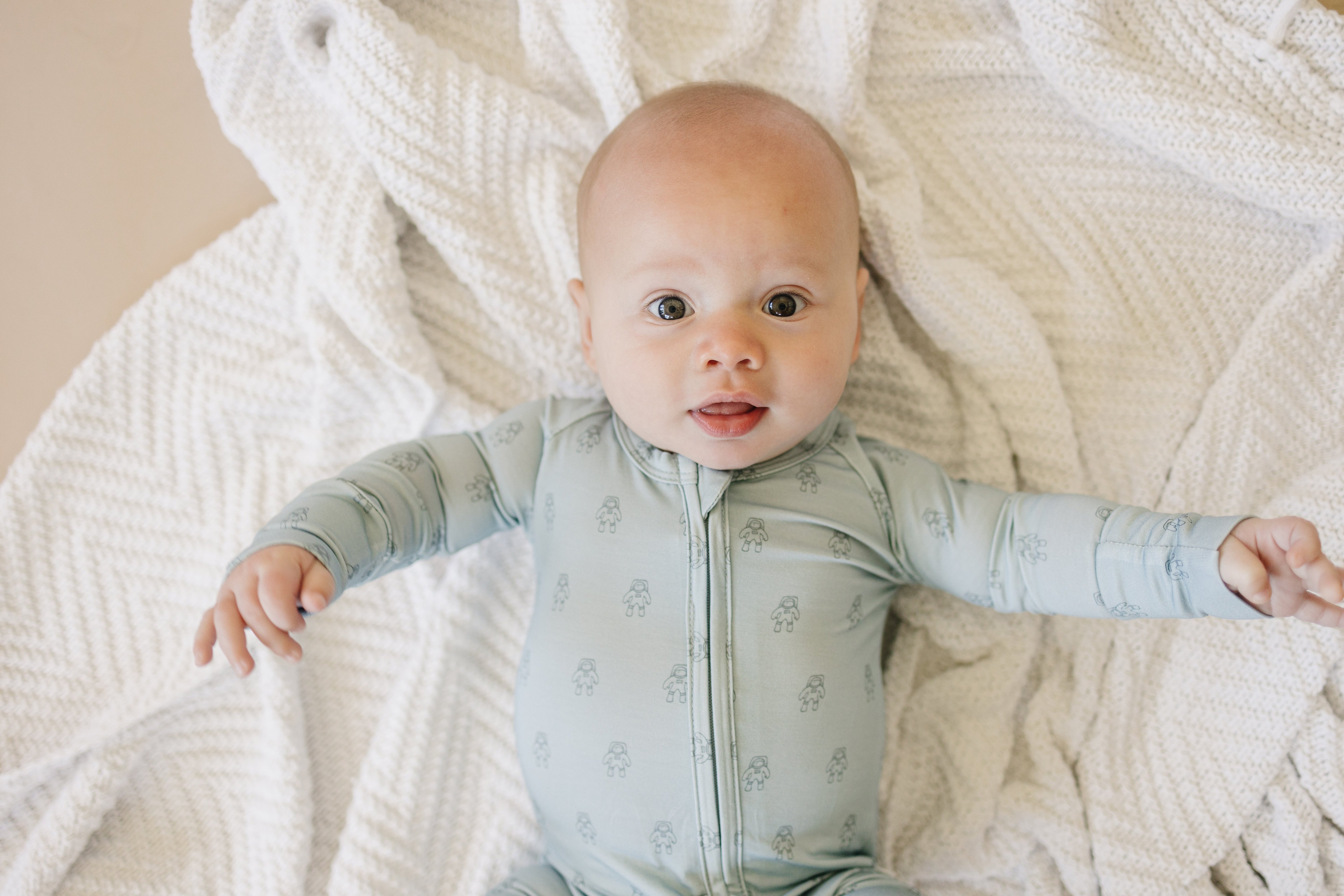 Fly Me To The Moon Bamboo Zippy Romper