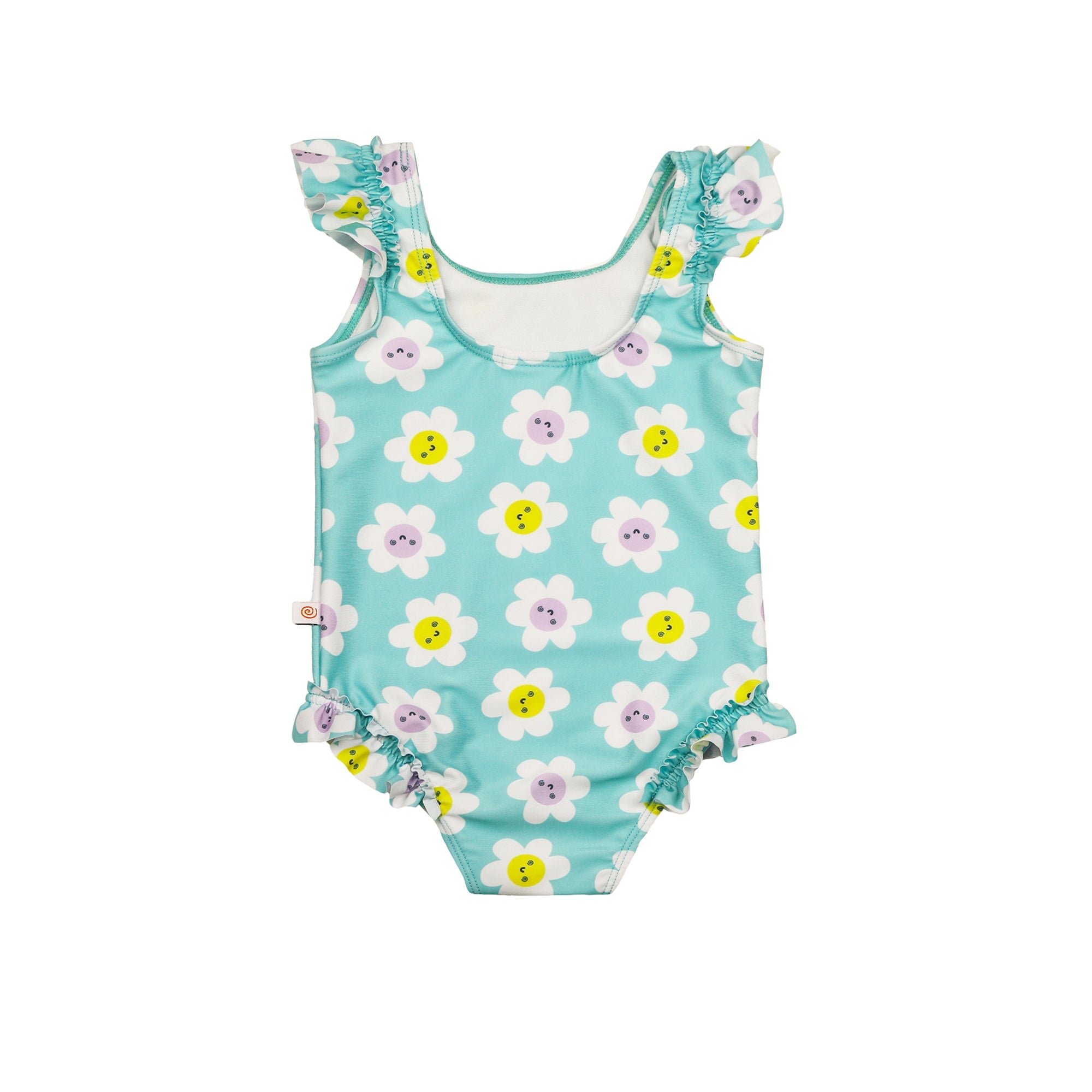 Baby Ruffled One Piece Swimsuit - Daisy **pre-order (orders Will Ship In Full Early March '25)**