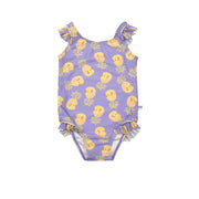 Baby Ruffled One Piece Swimsuit - Pineapple **pre-order (orders Will Ship In Full Early March '25)**