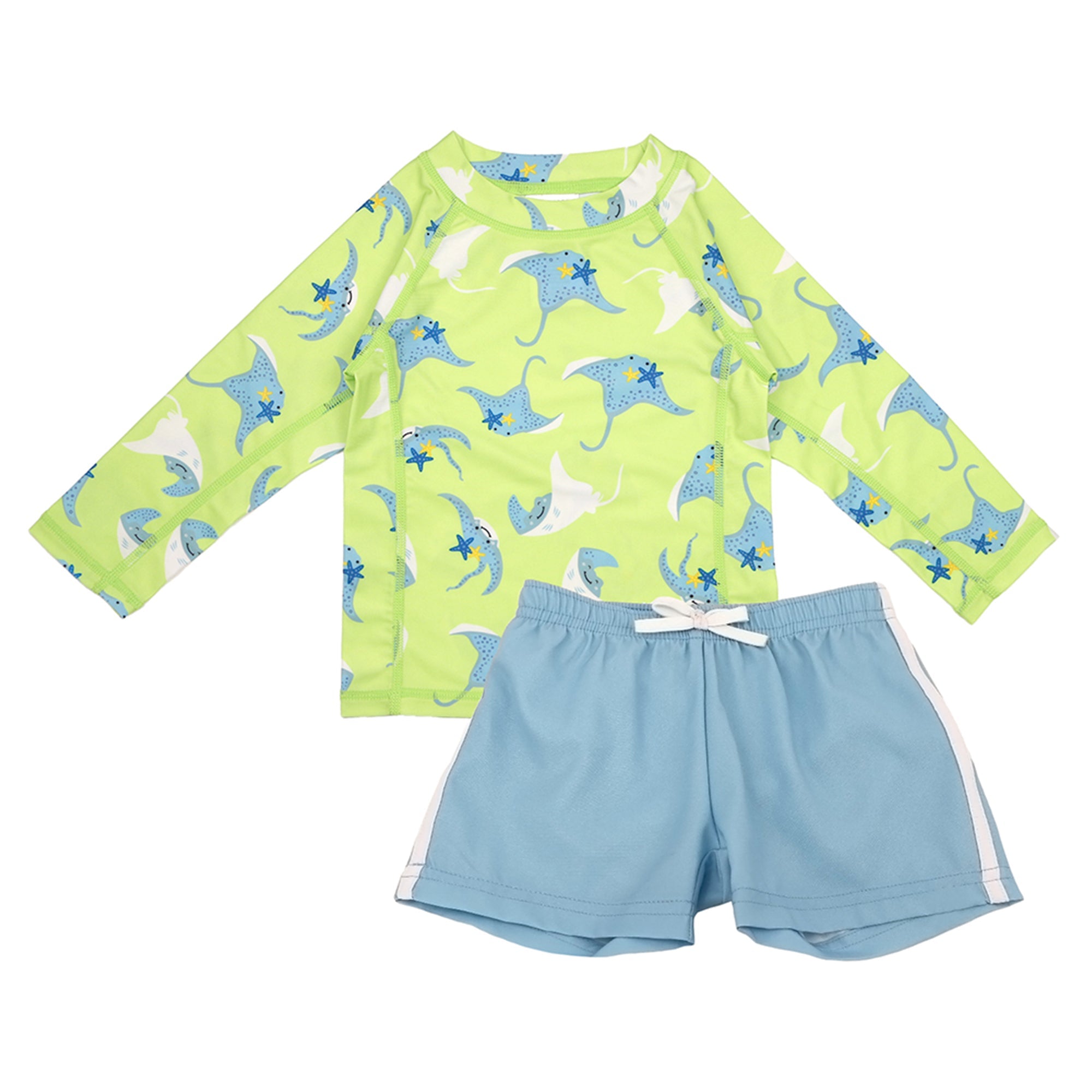 Baby/toddler Boys Swim Top & Swim Shorts Set - Sid The Stingray **pre-order (orders Will Ship In Full Early March '25)**