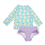 Baby/toddler Girls Swim Top & Bikini Bottoms Set - Daisy **pre-order (orders Will Ship In Full Early March '25)**