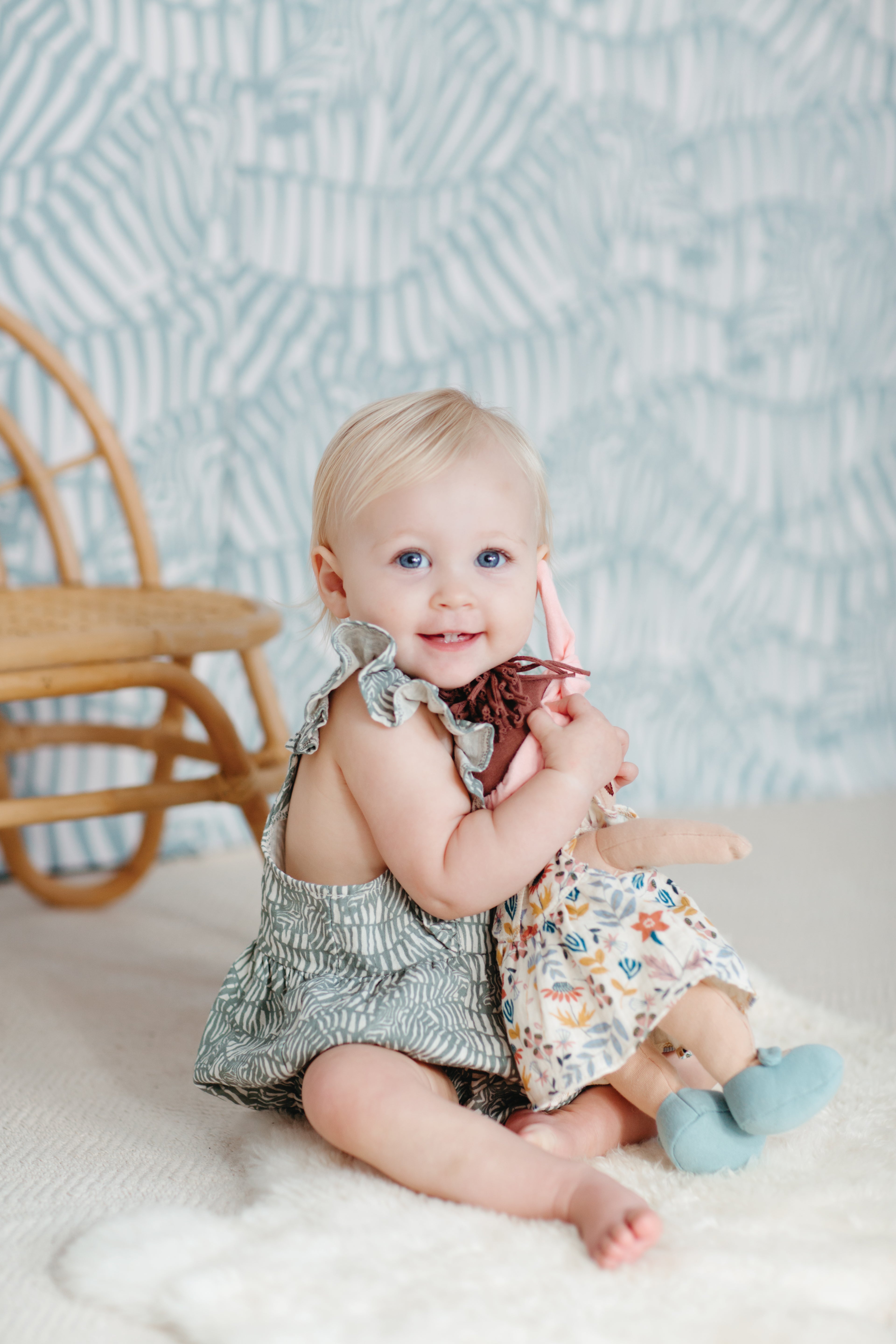 Muslin Flutter Sleeve Romper - Zebra Print