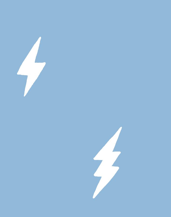 'zeus Lightning' Wallpaper By Tea Collection - Cornflower