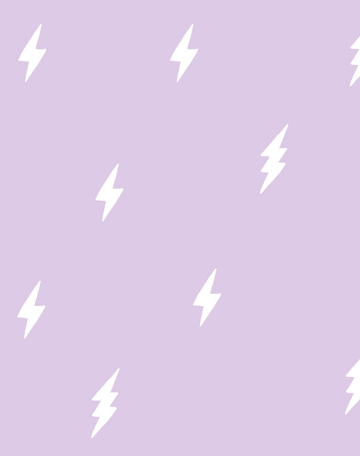 'zeus Lightning' Wallpaper By Tea Collection - Lavender