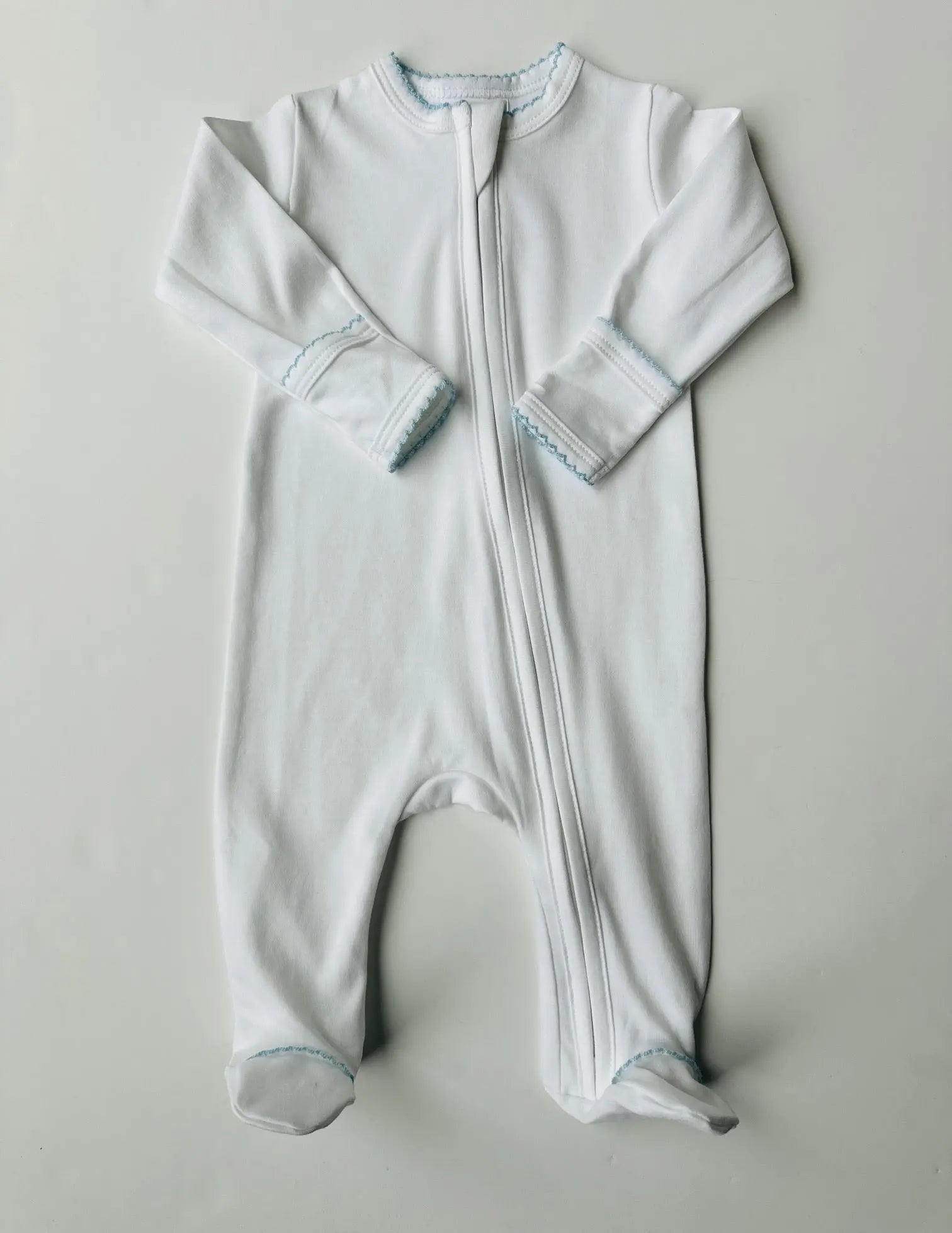 Pima Cotton Zipper Footies Infant Apparel