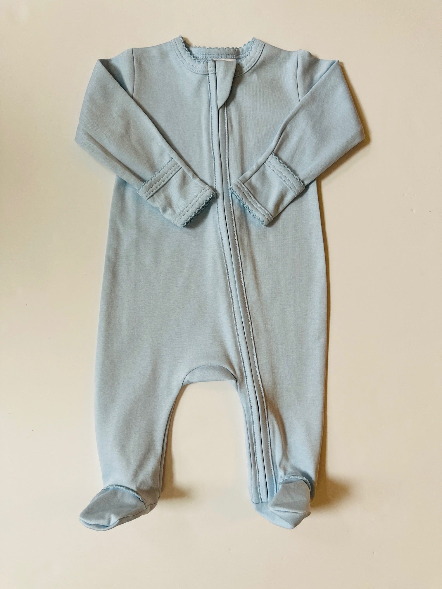Pima Cotton Zipper Footies Infant Apparel