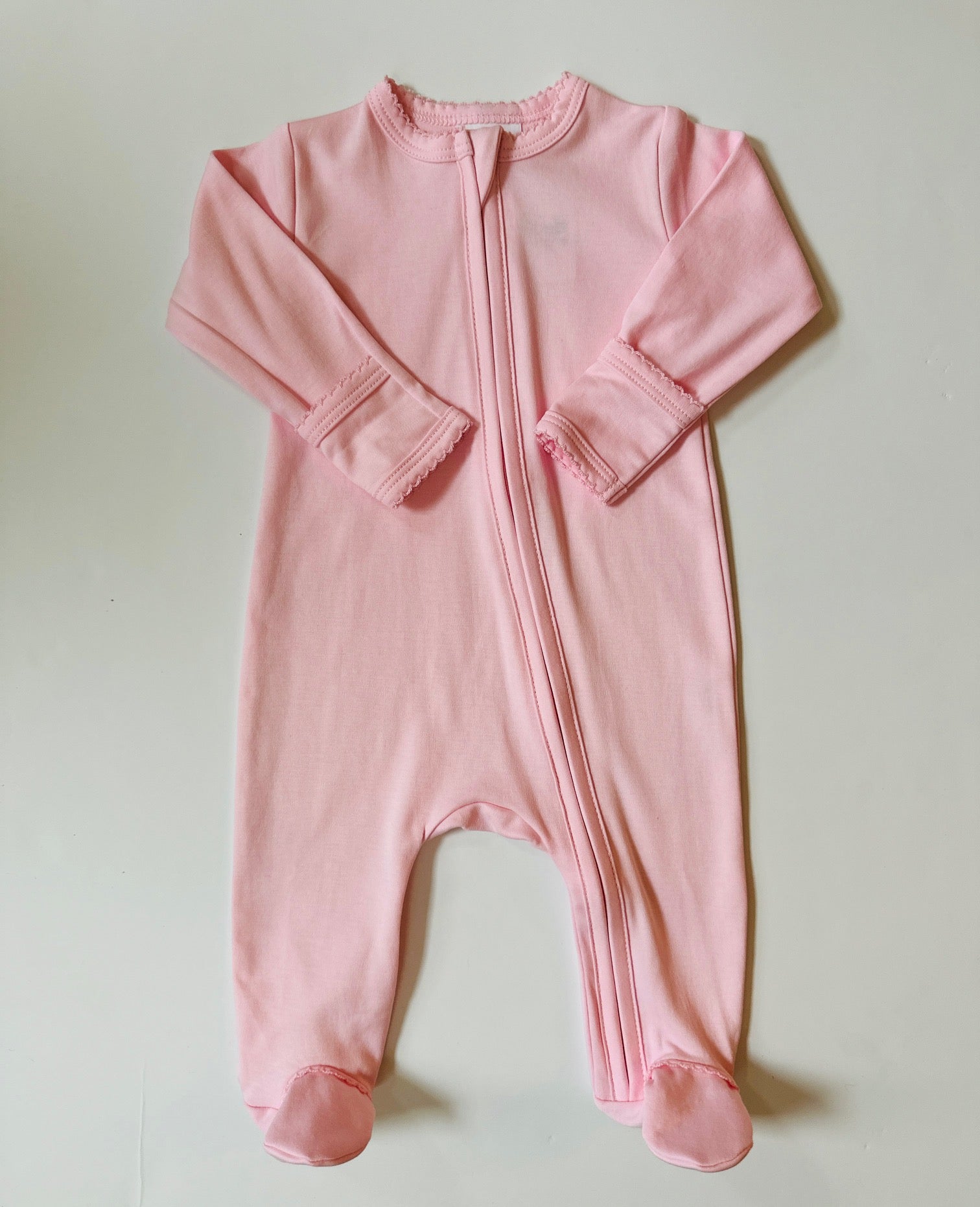 Pima Cotton Zipper Footies Infant Apparel