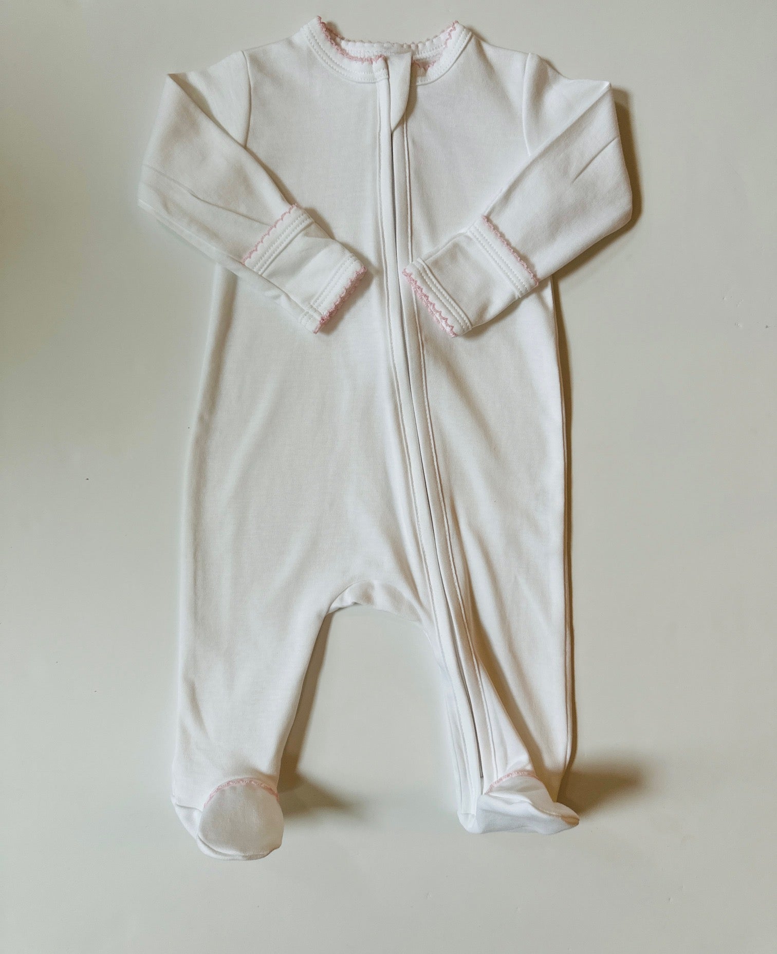Pima Cotton Zipper Footies Infant Apparel