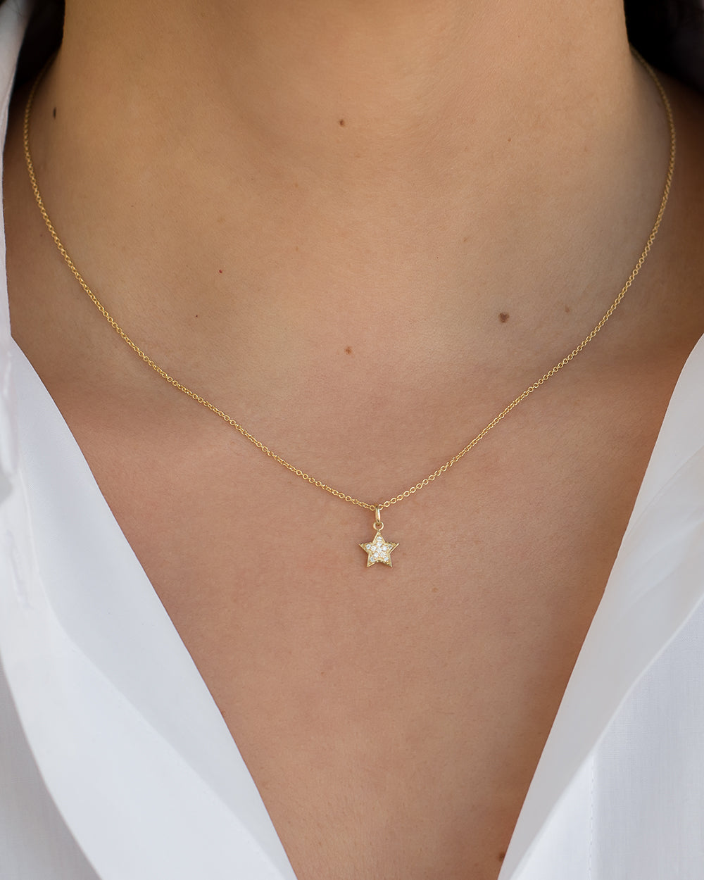 Diamond Star Necklace