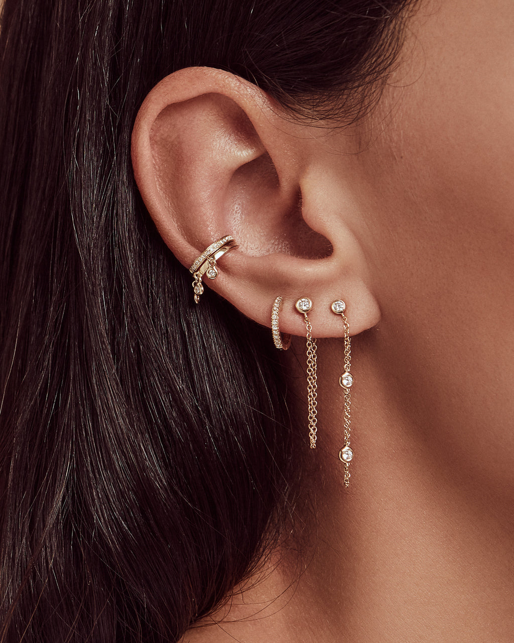 Diamond Ear Cuff