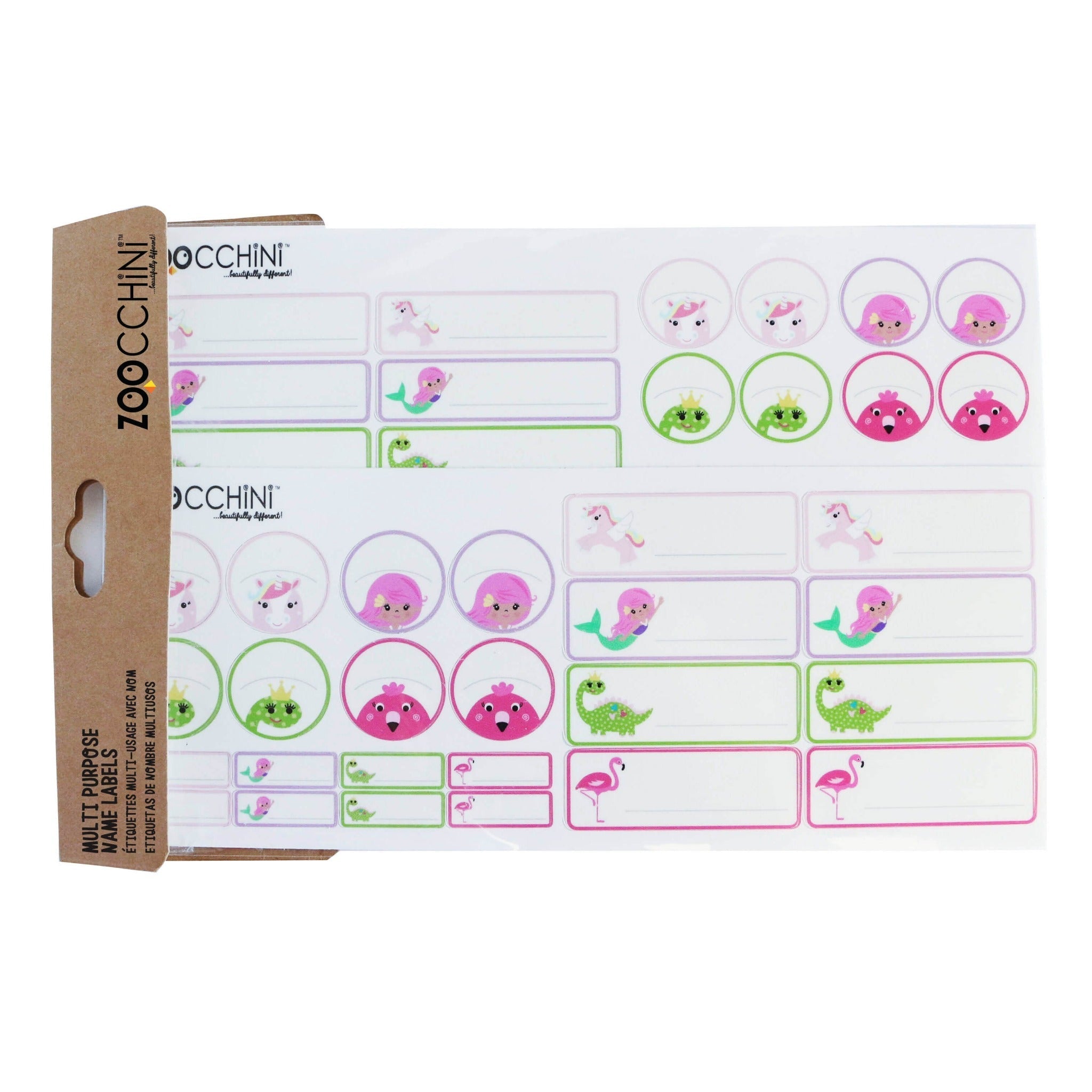 Waterproof Multi Purpose Name Labels - Allie The Alicorn & Friends