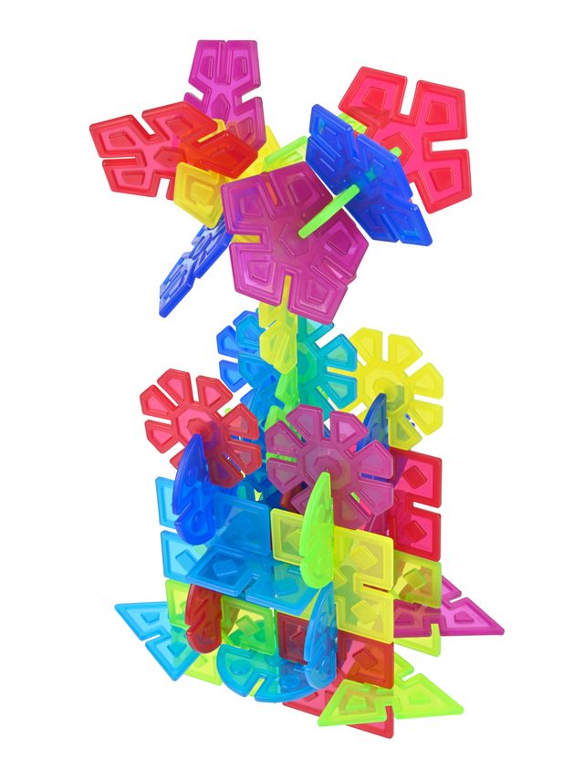 Geo Flakes Activity Set Building Construction Play