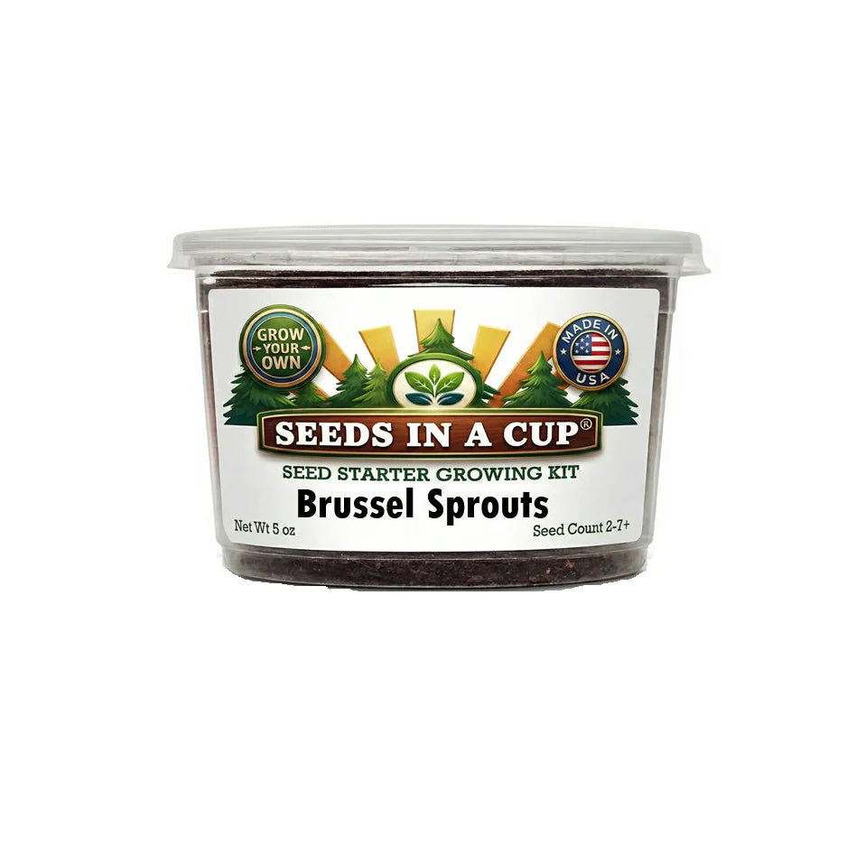 Brussel Sprouts | Plant Seed Starter Grow Kit |