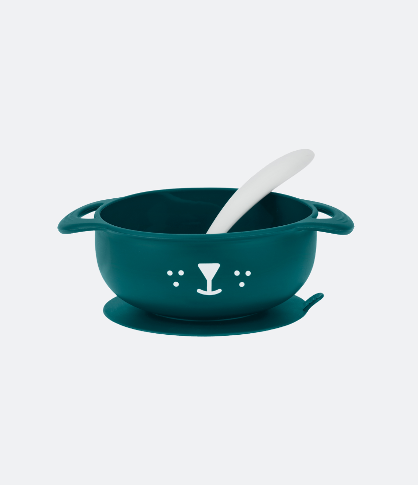 Taste Isy 2-piece Silicone Bowl & Spoon Weaning Set