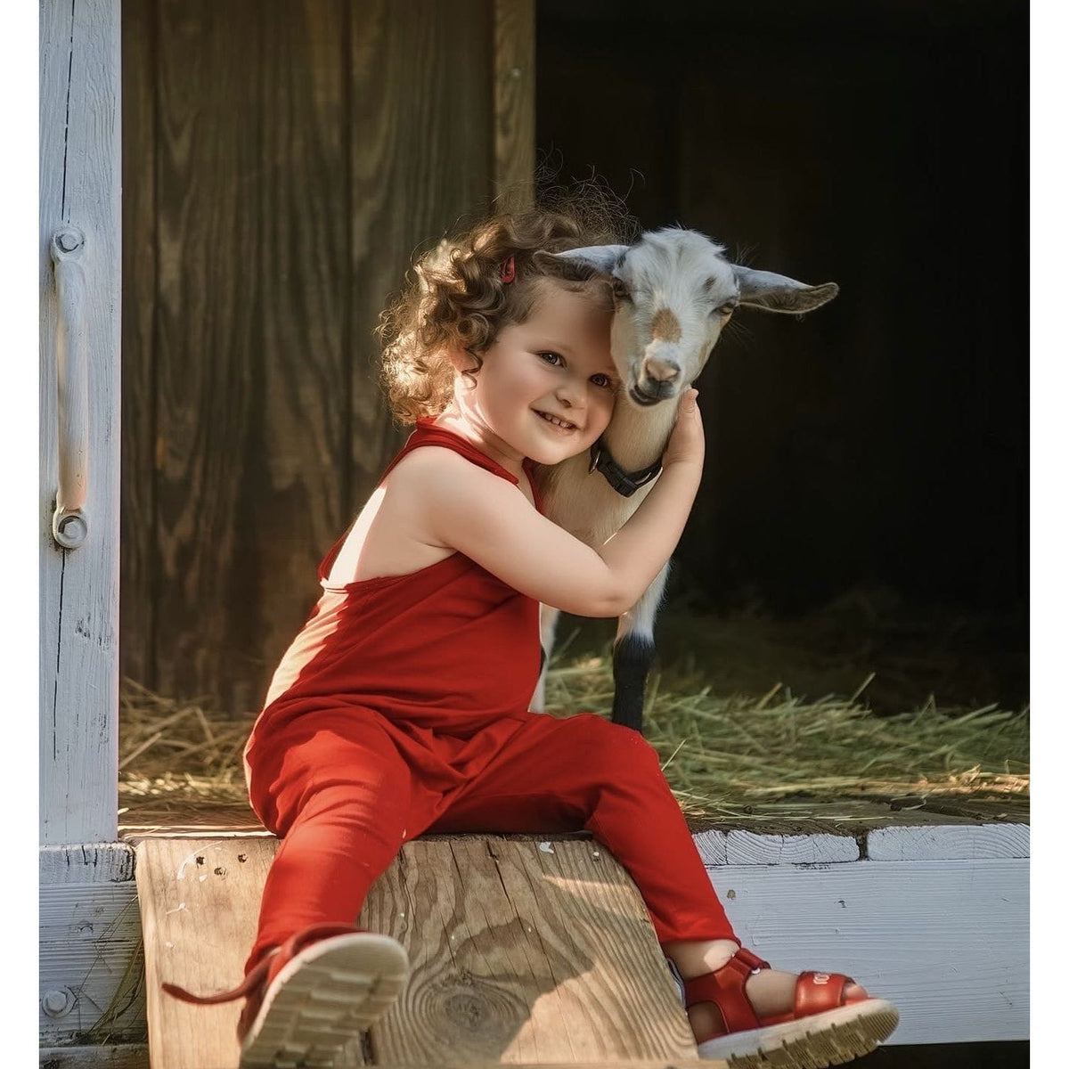 Romper Red