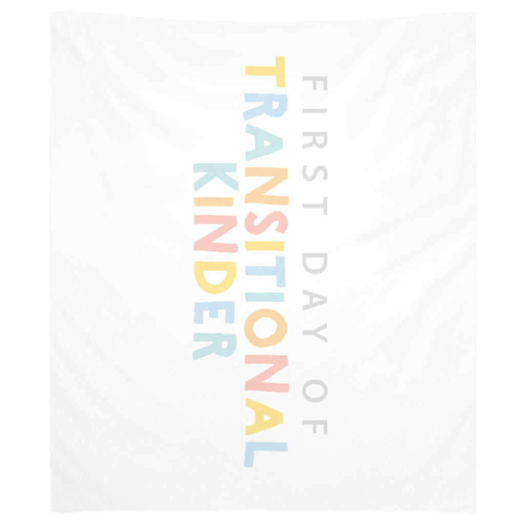 First Day Of Tk Tapestry, First Day Of School Banner