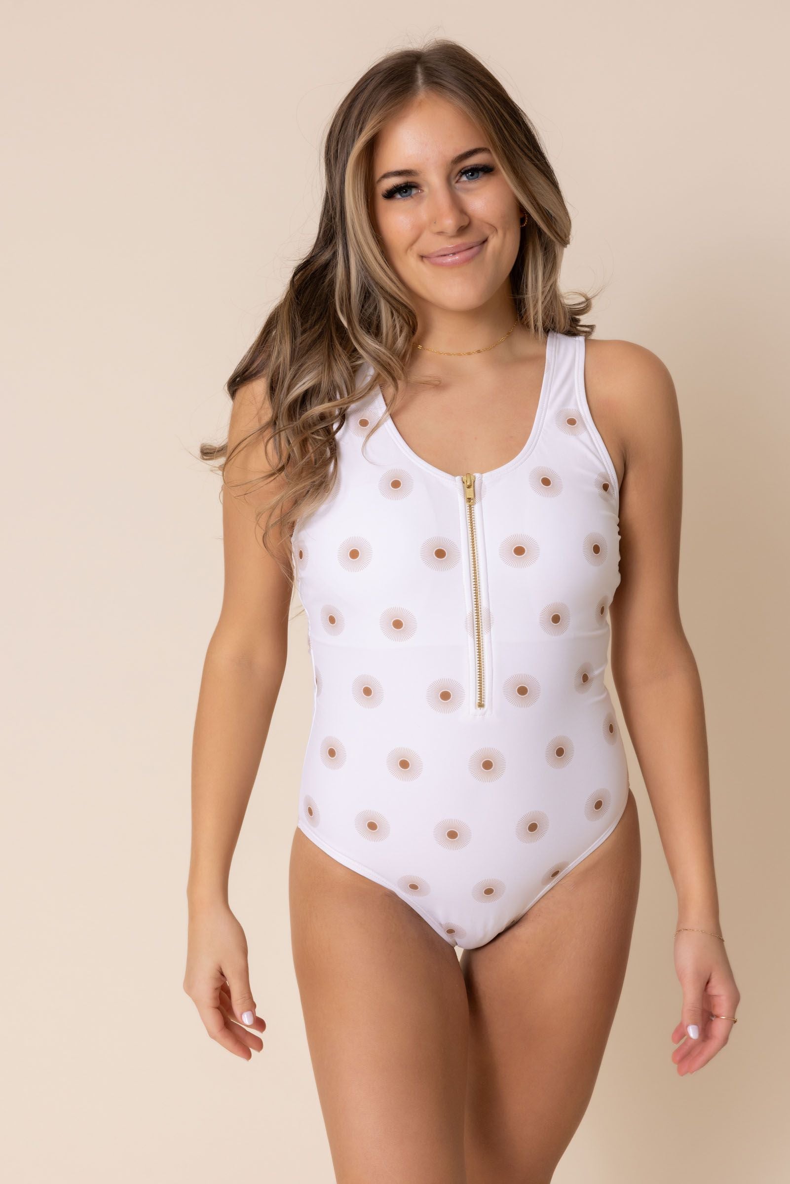 Women's Zip Up One Piece | Suns