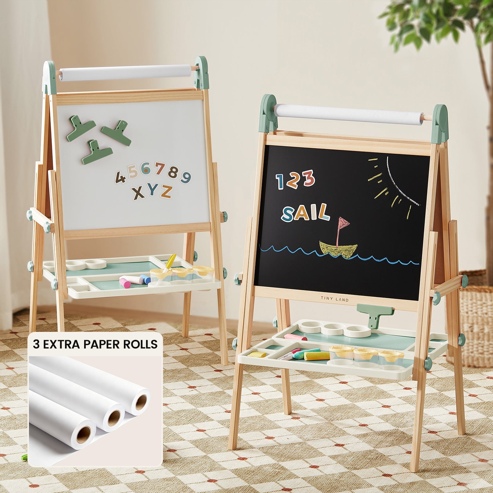 ® Pink Magnitales Easel & Paper Roll Set