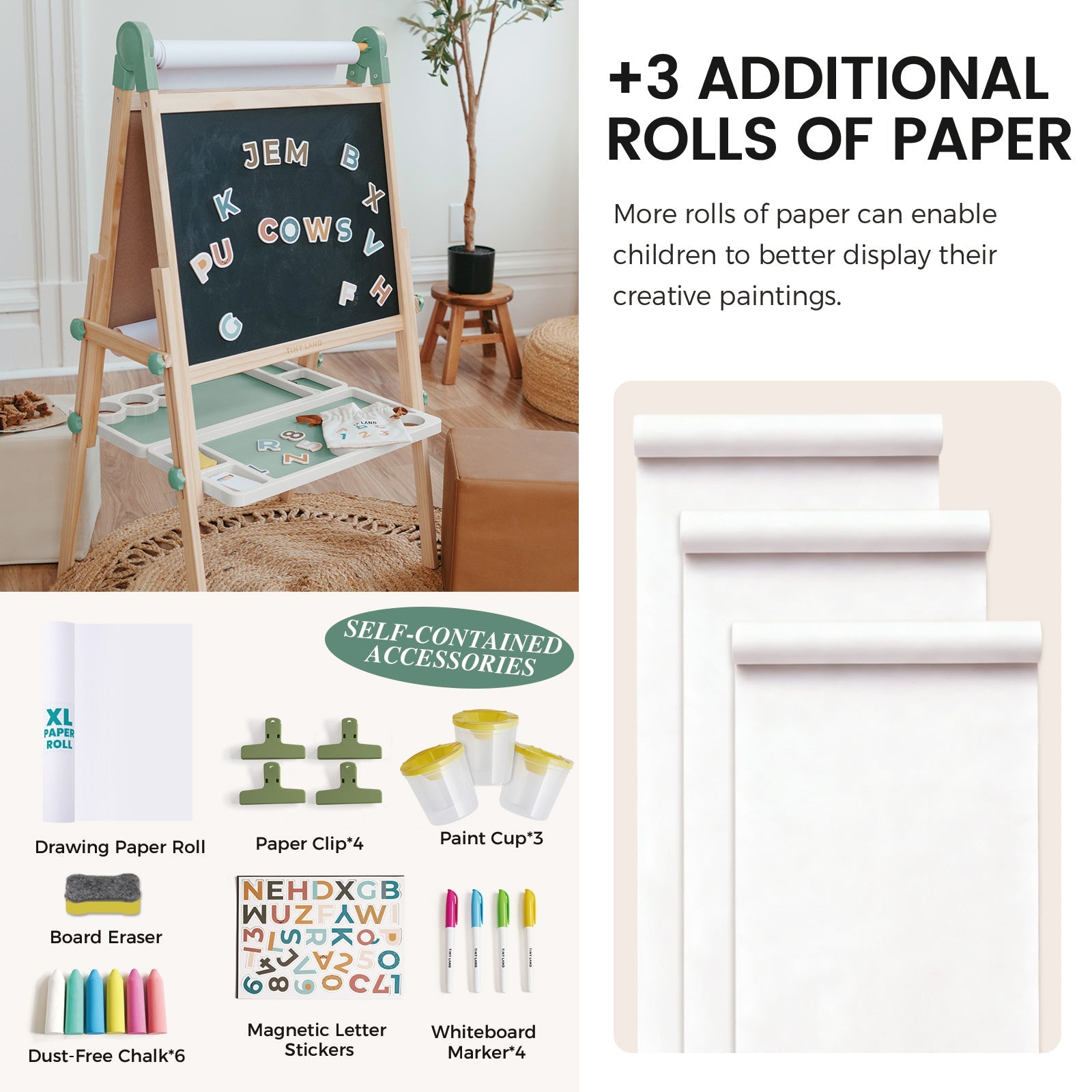 ® Pink Magnitales Easel & Paper Roll Set