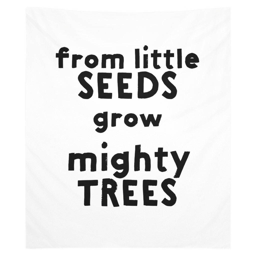 Seeds And Trees Tapestry, Wall Decor, Banner