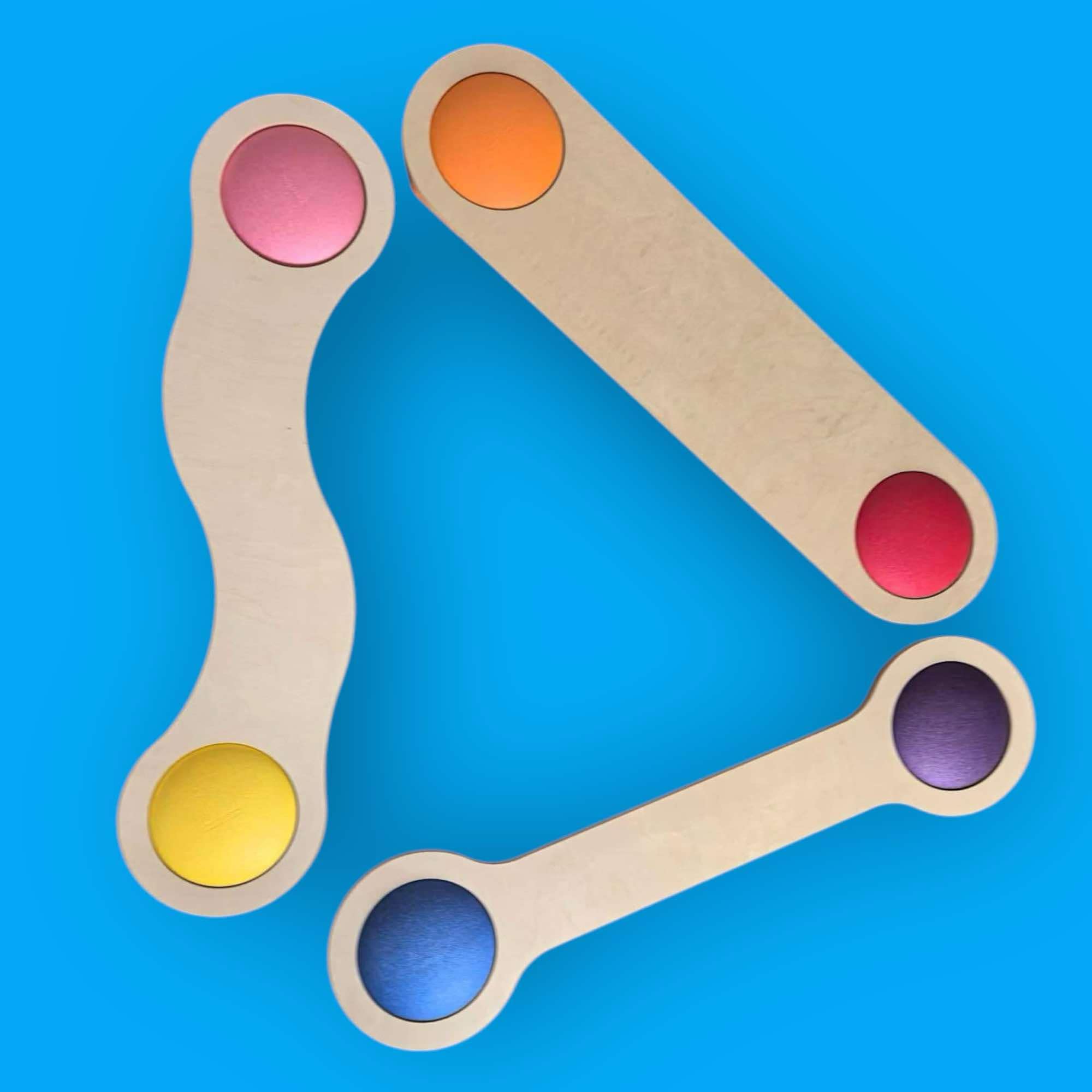 Green Elephant Exclusive Connector Boards (set Of 3 Pieces) - For Stepping Stones