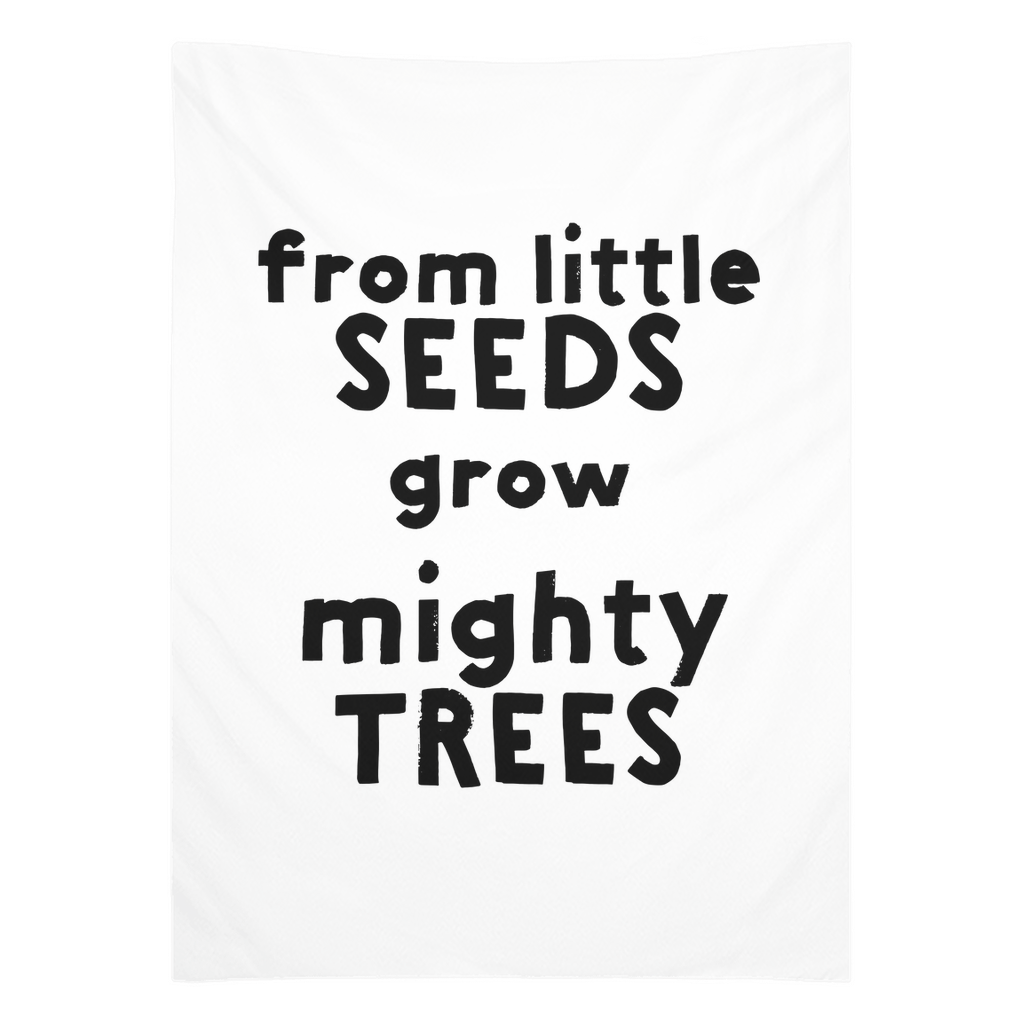 Seeds And Trees Tapestry, Wall Decor, Banner