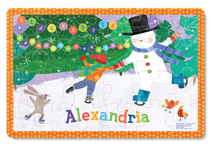 My Magical Snowman Personalized Puzzle - 24 Pieces