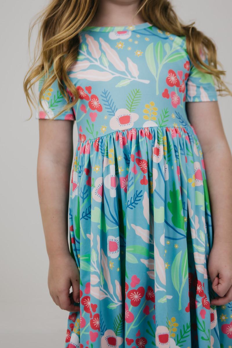 Spring Breeze S/s Twirl Dress