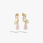 Mini Petal Drop Earrings