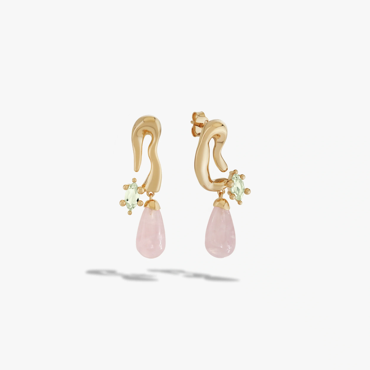 Mini Petal Drop Earrings
