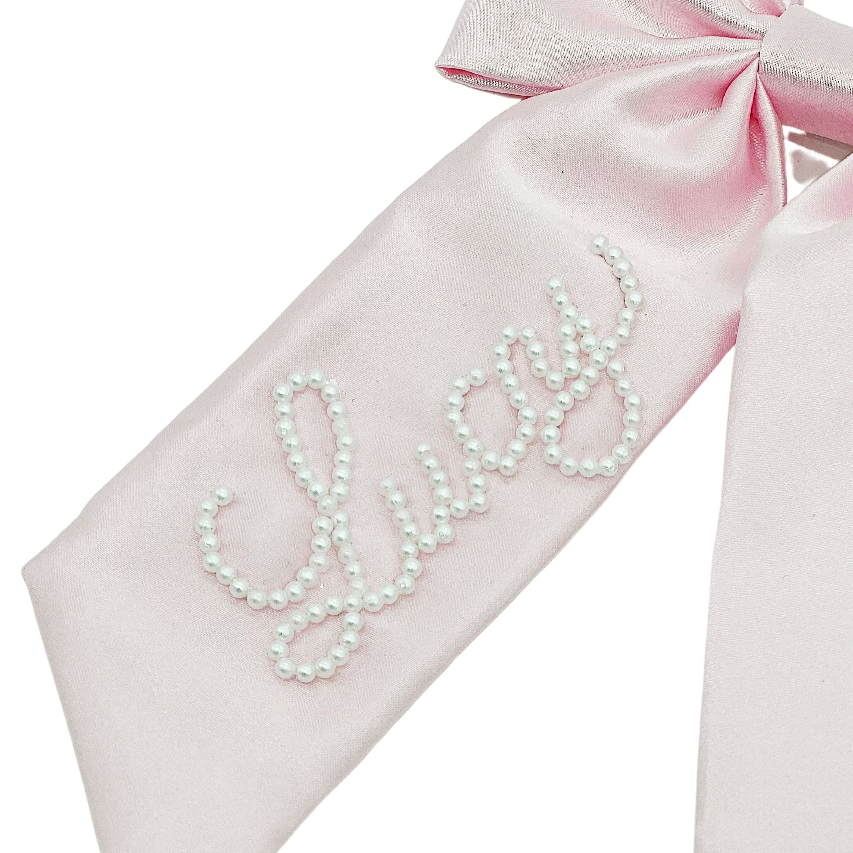 Pink Pearl Bow