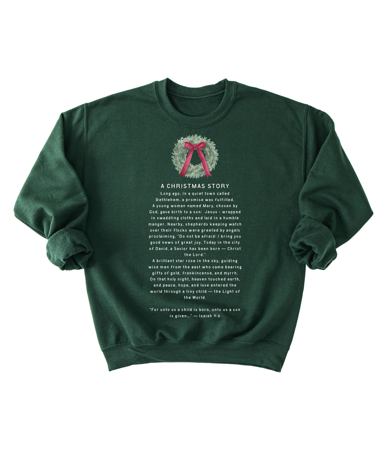 A Christmas Story Isaiah 9:6 Adult Pullover