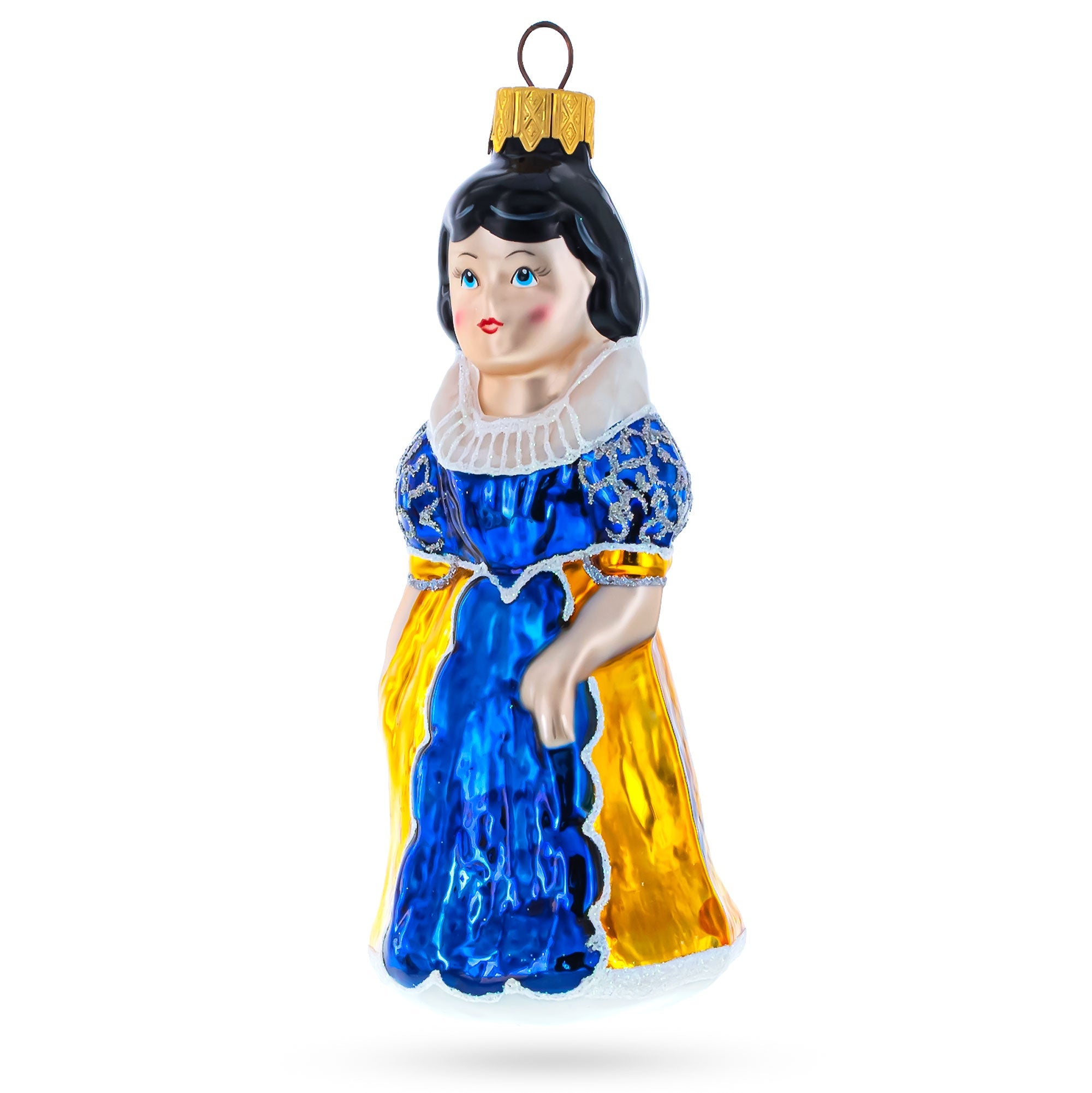 Snow White Princess Glass Christmas Ornament