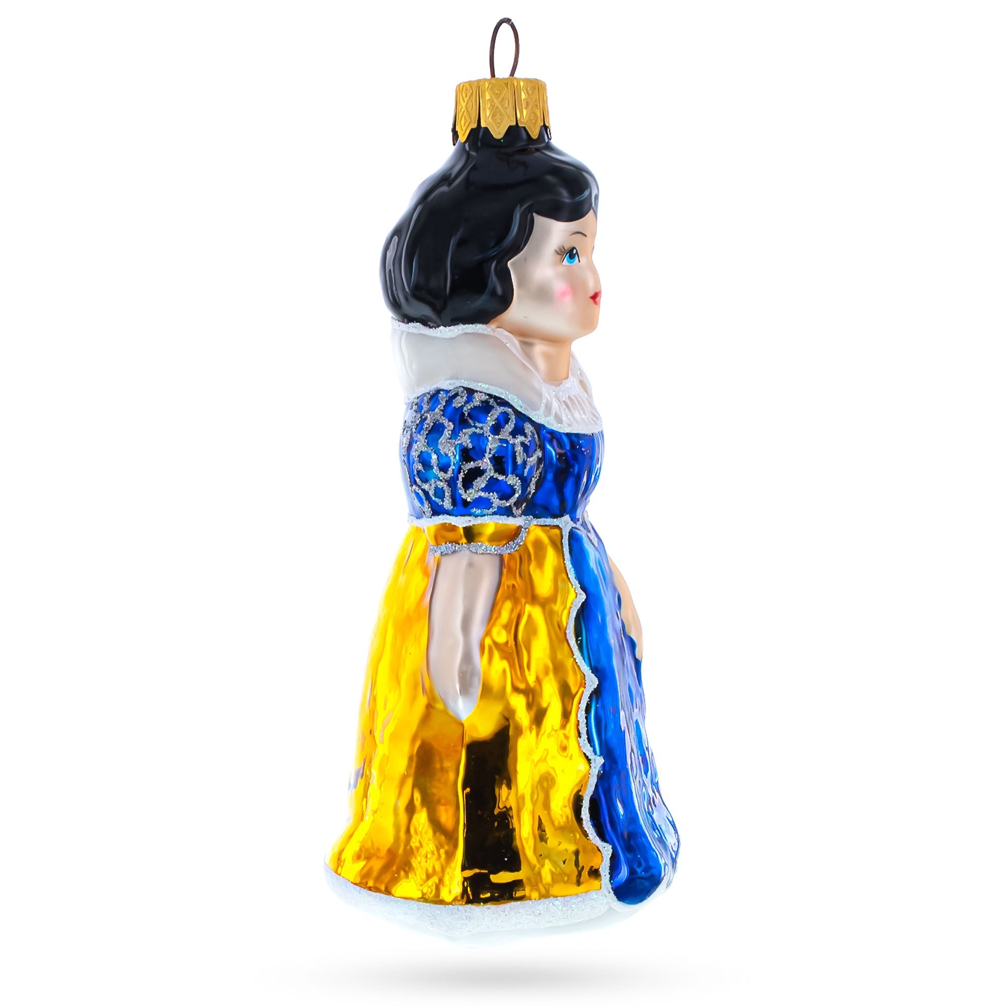 Snow White Princess Glass Christmas Ornament