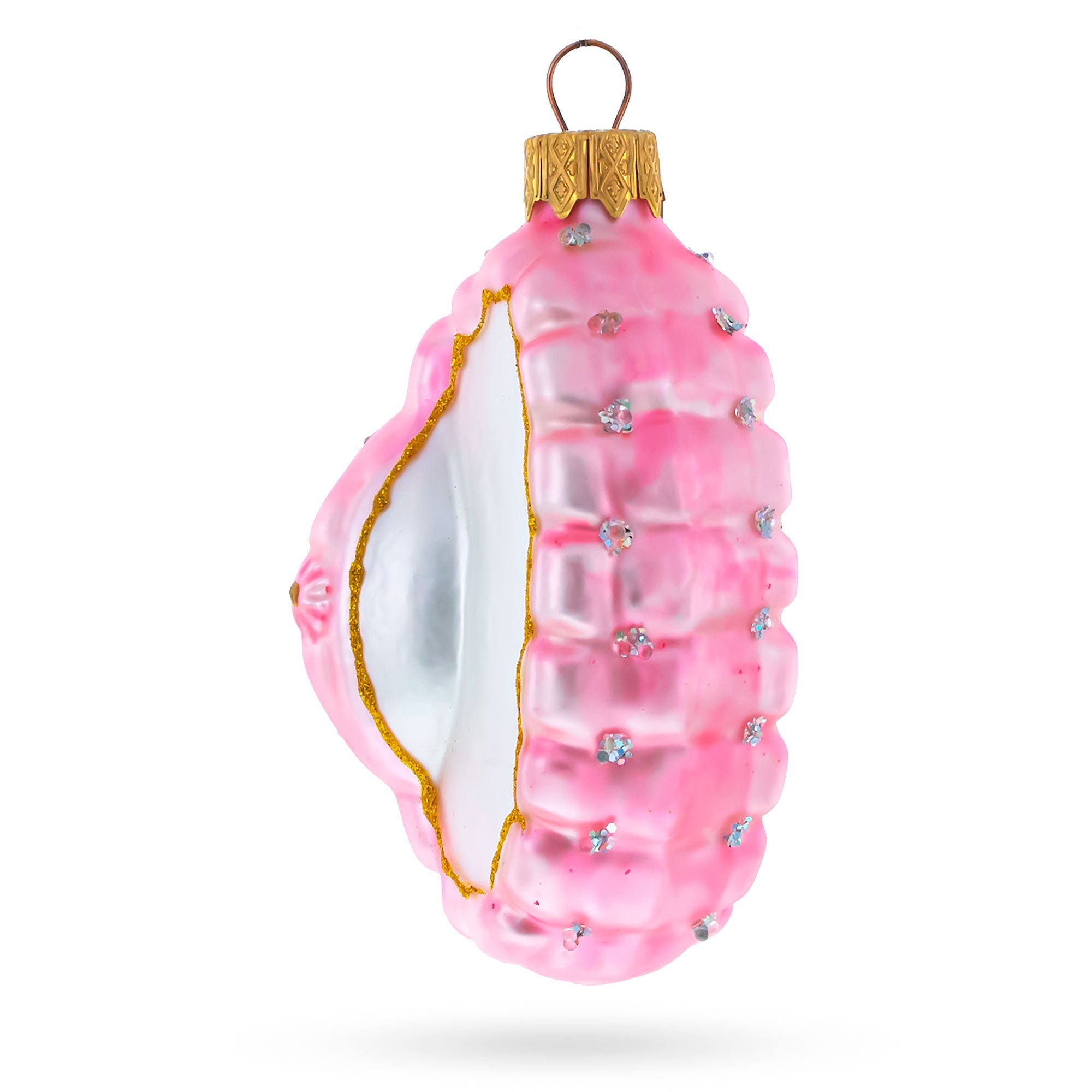 Pink Watch Glass Christmas Ornament