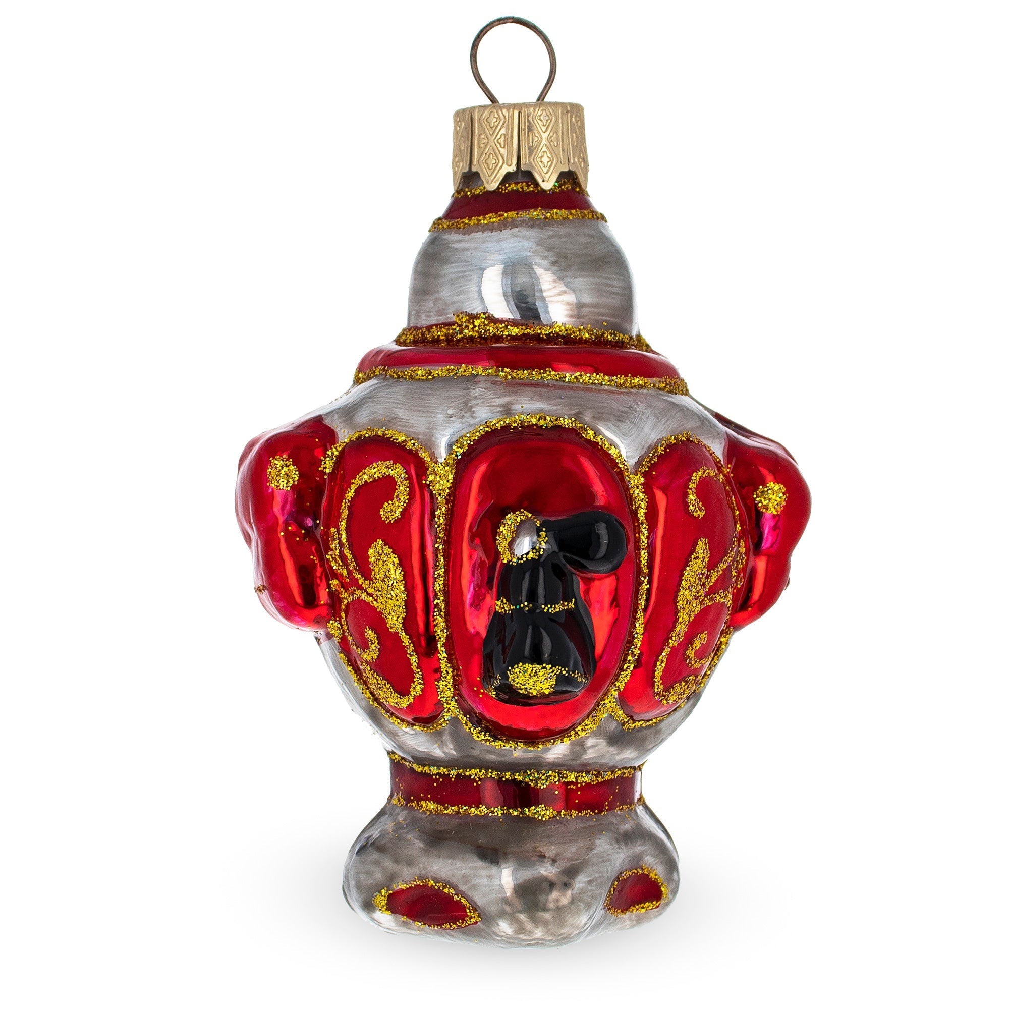 Samovar Teapot Glass Christmas Ornament