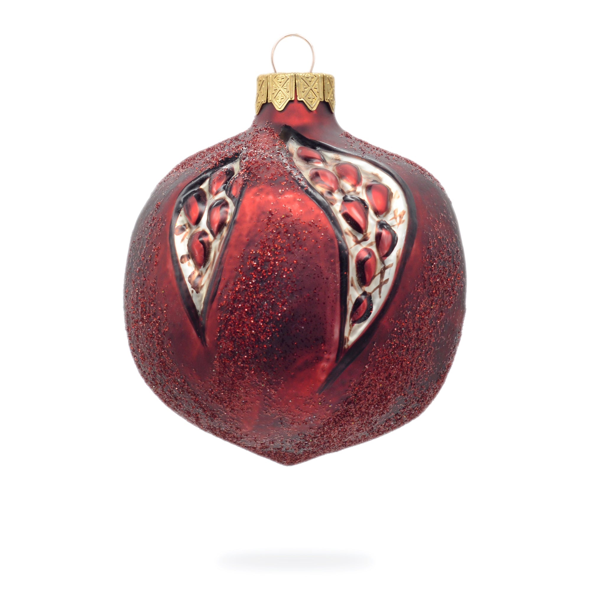 Pomegranate Glass Christmas Ornament