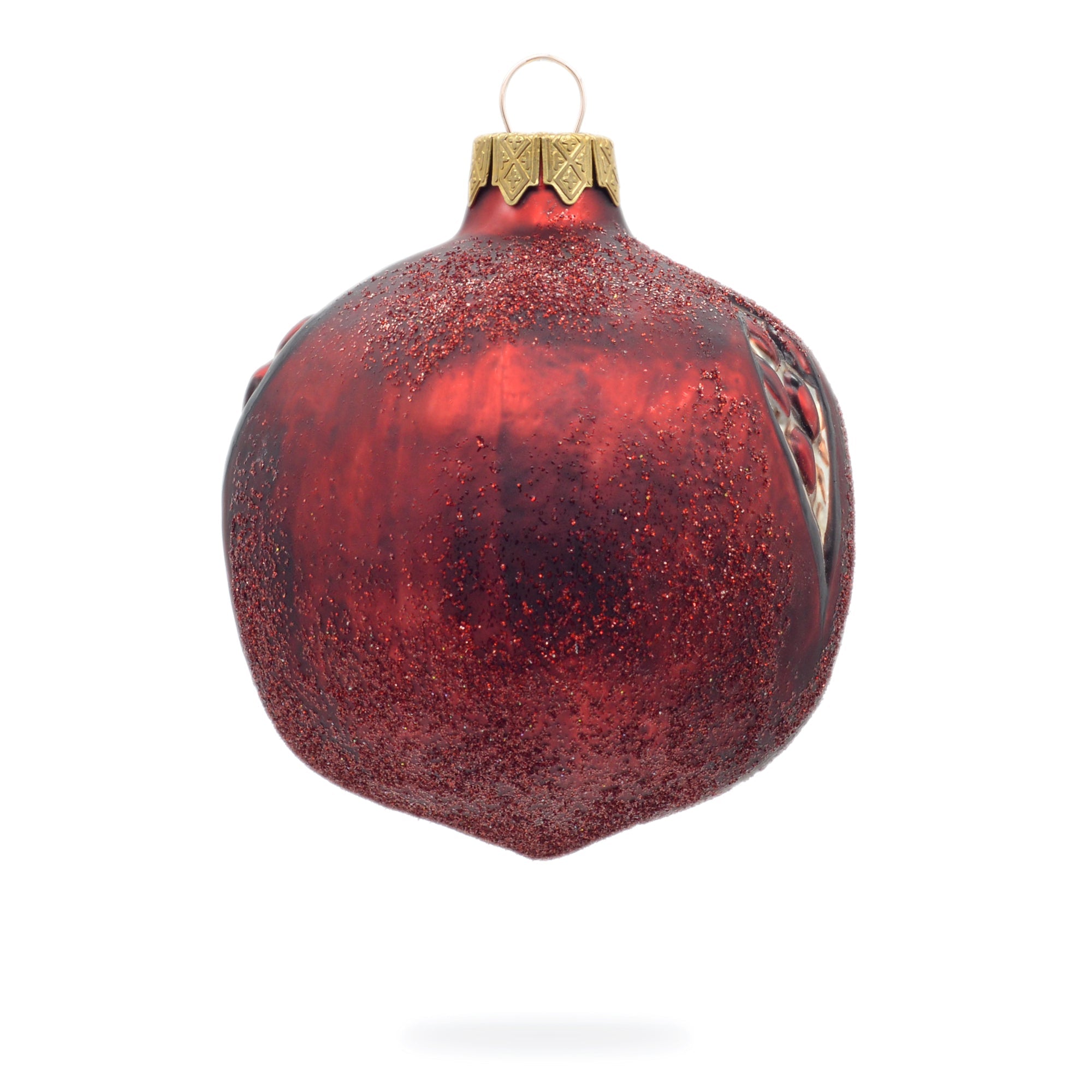 Pomegranate Glass Christmas Ornament