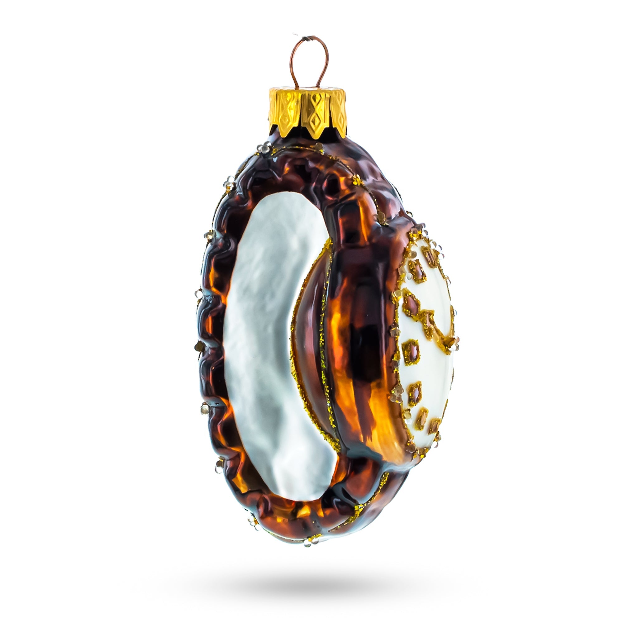 Brown Watch Glass Christmas Ornament