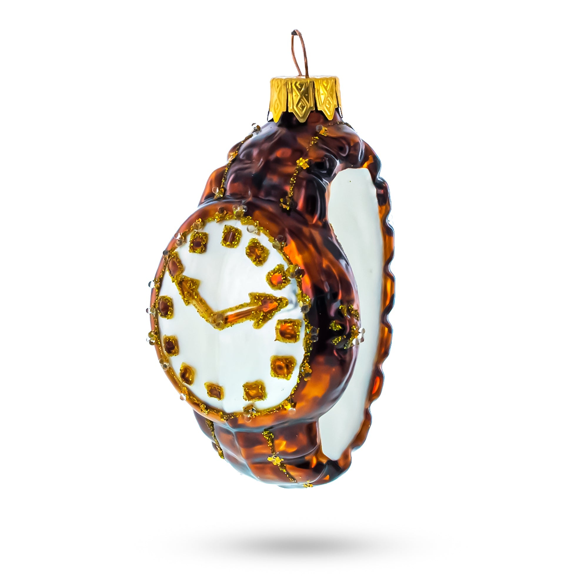 Brown Watch Glass Christmas Ornament