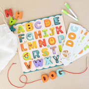 Abc Puzzle Set With Flashcards + Whiteboard