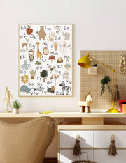 Cute Abc Print - Luster Paper Nursery Wall Art Prints