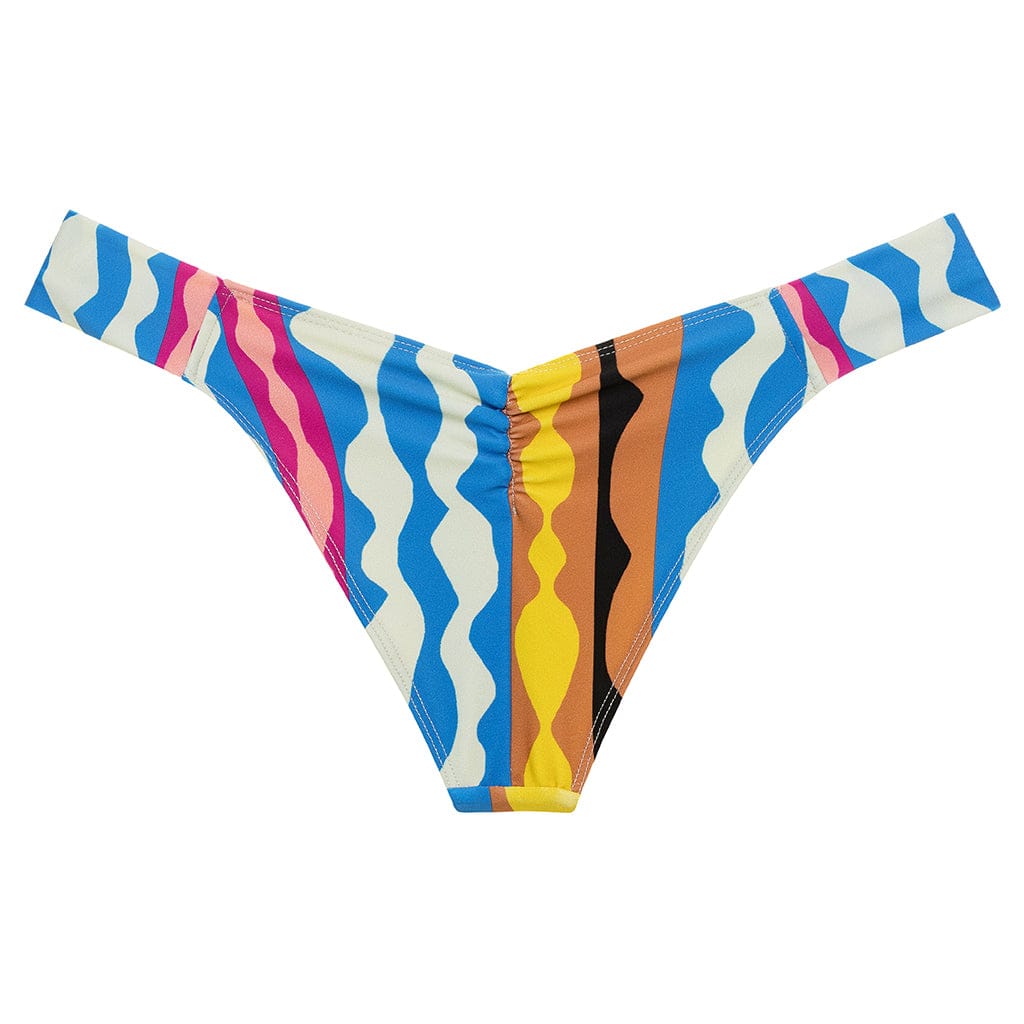 Abstract Added Coverage Uno Bikini Bottom