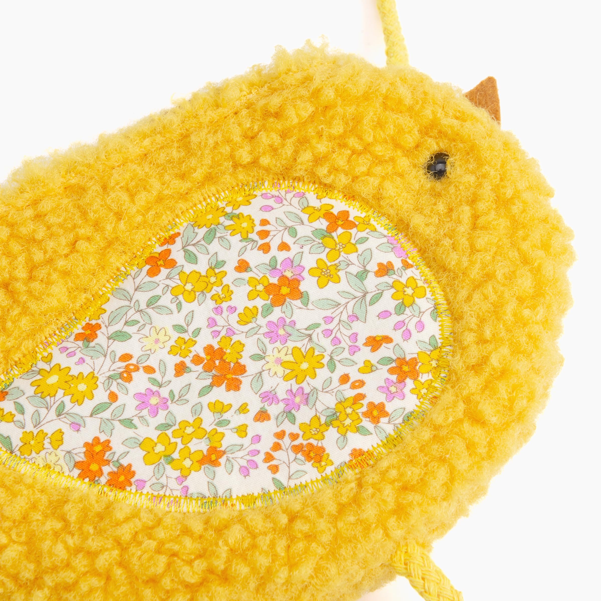 Plush Bird Chick Crossbody Bag For Toddlers, Little Girls, Kids Age 3-8y